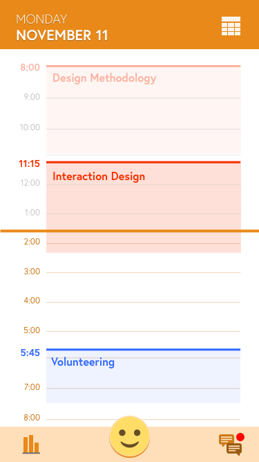 first draft calendar view