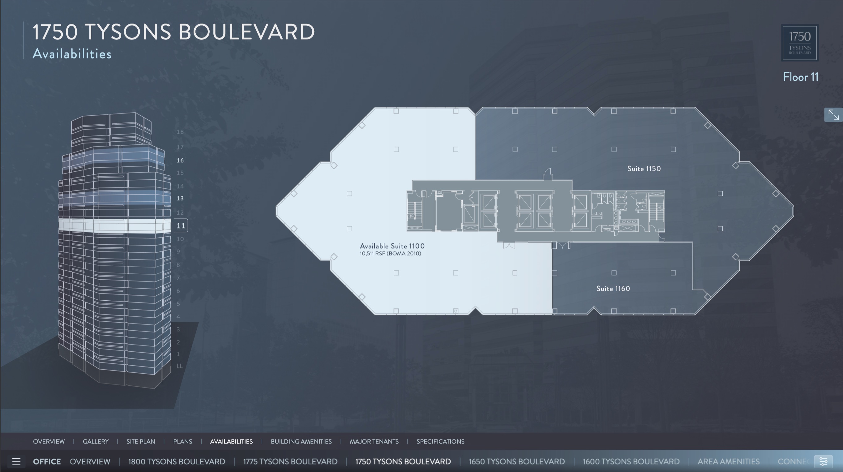 space for lease floorplan view